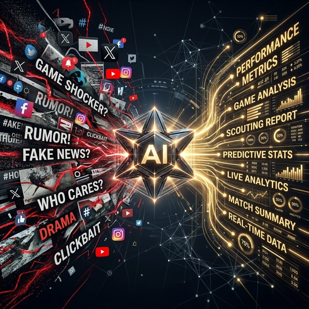 Navigating the Noise: How AI Filters Signal from Hype in Sports Media